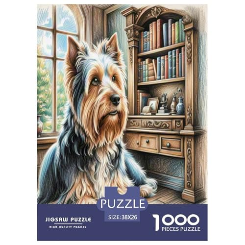 Yorkshire Terrier Puzzles 1000-teilige Schwer Puzzle Spielzeug Lernspiel Impossible Herausforderungsspielzeug Für Erwachsene Kinder 38x26cm/1000pcs Yorkshire Terrier Puzzles 1000-teilige Schwer Puzzle Spielzeug Lernspiel Impossible Herausforderungsspielzeug Für Erwachsene Kinder 38x26cm/1000pcs von UNRXJZLVM