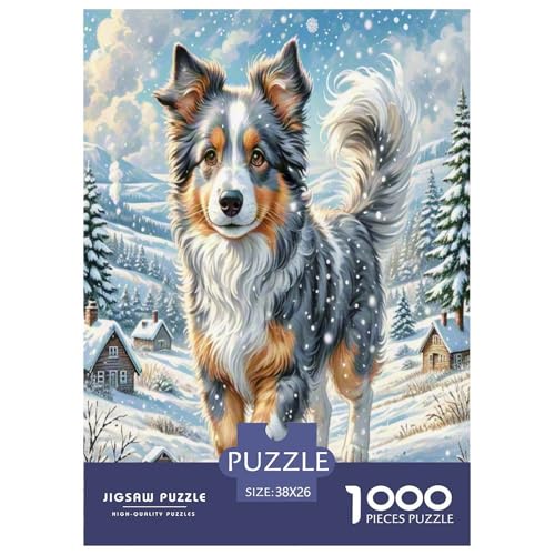 belgischer Malinois Puzzles 1000 Teile Schwer Puzzle Spielzeug Lernspiel Impossible Herausforderungsspielzeug Für Erwachsene Kinder 38x26cm/1000pcs von UNRXJZLVM