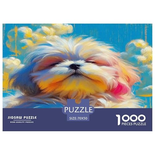 maltesisch Puzzle 1000 Teile Schwer Puzzle Spielzeug Lernspiel Impossible Herausforderung Spielzeug Für Erwachsene Kinder 70x50cm/1000pcs von UNRXJZLVM