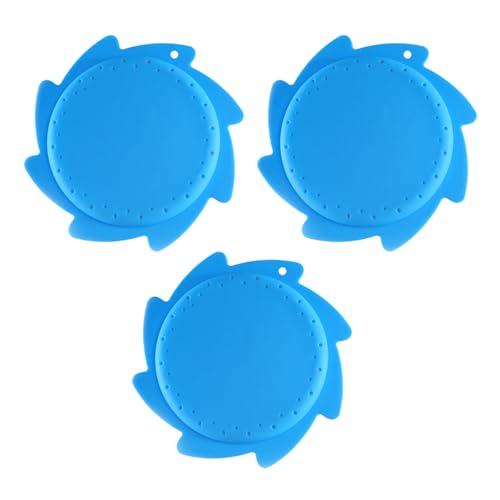 3 Stück bunte Spritzteller, flexibles Silikon-Design für Spiele am Pool und Familie, Outdoor-Aktivitäten, Silikon-Sprinkler von UNTERING