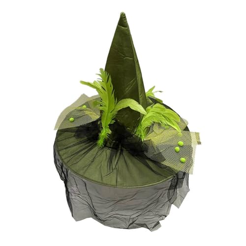 Auffälliger Hut mit zartem Akzent, Halloween-Dekoration, Hexenhut, Halloween für Kinderpartys, Dekoration, Zubehör, Kinderkostüm-Zubehör Auffälliger Hut mit zartem Akzent, Halloween-Dekoration, Hexenhut, Halloween für Kinderpartys, Dekoration, Zubehör, Kinderkostüm-Zubehör von UNTERING
