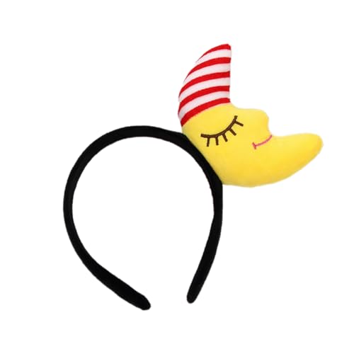 Aufführungen Stern/Sonne Form Stirnbänder Karneval Party Plüsch Kopfschmuck Film Enthusiasten Cosplay Animes Werkzeuge Unisex Make-up für Frauen zum Waschen Gesicht für Mädchen von UNTERING