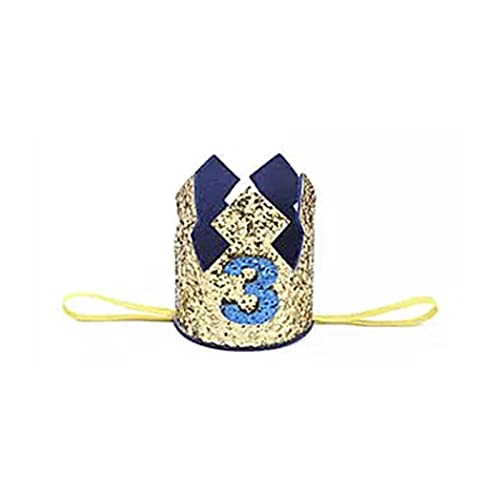 Creative-Shiny Film Geburtstag Krone Baby Shower Dekoration Stirnband Kinder Party Hut Prinzessin Mädchen Regenbogen Zubehör Feier Krone Festliche Kopfbedeckung Party Zubehör Kostüm Cartoon von UNTERING