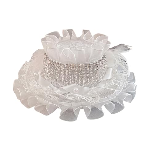 Elegante Blume Spitze Lolitas kleiner Hut Haarschmuck Tragbare Dekoration für Themenkreffen und Aufführungen Strass Haarschmuck Elegante Blume Spitze Lolitas kleiner Hut Haarschmuck Tragbare Dekoration für Themenkreffen und Aufführungen Strass Haarschmuck von UNTERING