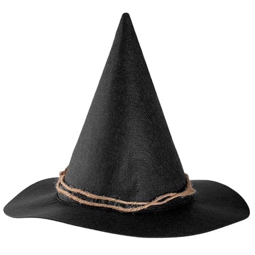 Hexenhut aus Filz, Kostüm für Damen, Herren, Teenager, für Halloween, Party-Dekorationen, Retro-Zauberer, Cosplay, Halloween, Hexenhut für Damen Hexenhut aus Filz, Kostüm für Damen, Herren, Teenager, für Halloween, Party-Dekorationen, Retro-Zauberer, Cosplay, Halloween, Hexenhut für Damen von UNTERING