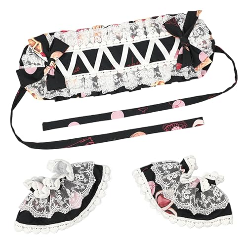Spitzen-Haarband, Cosplay, Anime, Haar-Accessoire, elastisches Spitzen-Stirnband, Armstulpen für Fotografie, Musik, Festival, Versammlungen, Fotografie-Requisiten, Haarband Spitzen-Haarband, Cosplay, Anime, Haar-Accessoire, elastisches Spitzen-Stirnband, Armstulpen für Fotografie, Musik, Festival, Versammlungen, Fotografie-Requisiten, Haarband von UNTERING