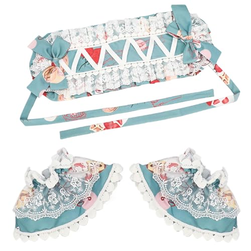 Spitzen-Haarband, Cosplay, Anime, Haar-Accessoire, elastisches Spitzen-Stirnband, Armstulpen für Fotografie, Musik, Festival, Versammlungen, Fotografie-Requisiten, Haarband Spitzen-Haarband, Cosplay, Anime, Haar-Accessoire, elastisches Spitzen-Stirnband, Armstulpen für Fotografie, Musik, Festival, Versammlungen, Fotografie-Requisiten, Haarband von UNTERING