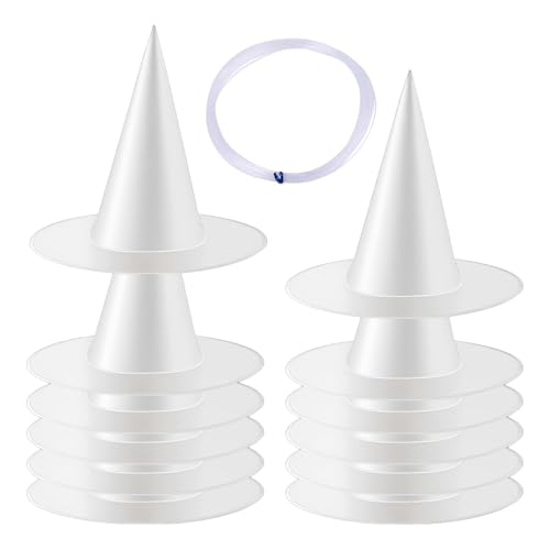 UNTERING Festival-Hängedekoration, Halloween-Hexenhüte, Ornament, Cosplay, Kostüm, Hut, Requisiten, Halloween, Raumdekoration, 12 Stück von UNTERING