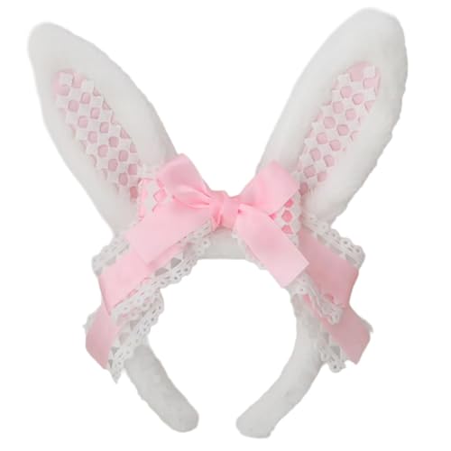 UNTERING Haarreif für Kinder, Cosplay, für Party, Halloween, Kopfbedeckung für Musikfestivals, Foto-Requisiten für Mädchen, Foto-Requisiten, Ohren, Stirnband, Erwachsene von UNTERING