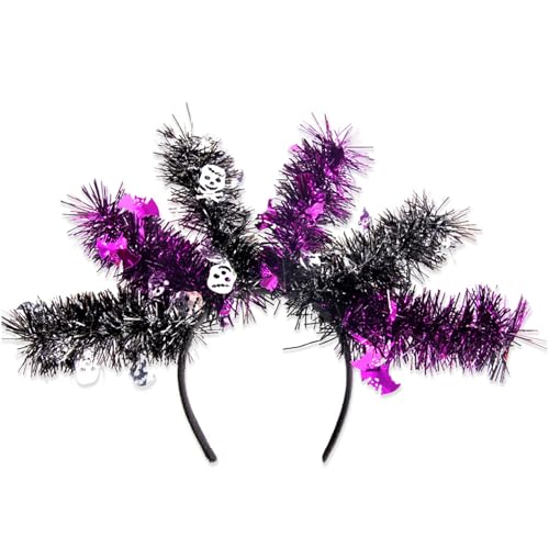 UNTERING Pailletten-Pfeifenreiniger, Halloween-Stirnband für Kinder, Urlaub, Haarreif, Karneval, Kostüm, Haarband, Erwachsene, Rollenspiel, Kopfbedeckung, Halloween, Cosplay, Kopfbedeckung UNTERING Pailletten-Pfeifenreiniger, Halloween-Stirnband für Kinder, Urlaub, Haarreif, Karneval, Kostüm, Haarband, Erwachsene, Rollenspiel, Kopfbedeckung, Halloween, Cosplay, Kopfbedeckung von UNTERING
