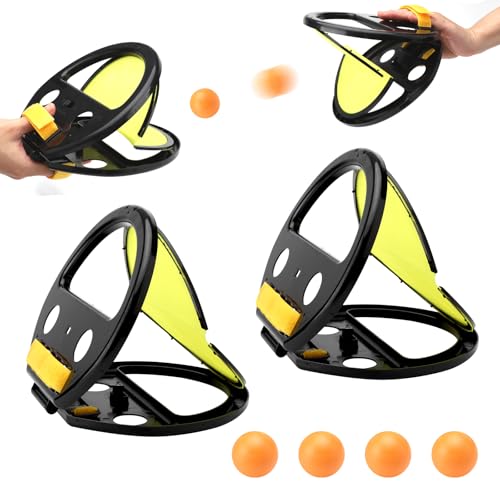 Fangballspiel,2 Sätze 4 Kugeln Ball Fangspiel Kinder,ballfangspiel,Ballspiel für draußen,Fangspiel mit Ball Werfen Und Fangen Einer Kugel für drinnen,Strandspielzeug Eltern-Kind-Spiele für 3 Jahre Fangballspiel,2 Sätze 4 Kugeln Ball Fangspiel Kinder,ballfangspiel,Ballspiel für draußen,Fangspiel mit Ball Werfen Und Fangen Einer Kugel für drinnen,Strandspielzeug Eltern-Kind-Spiele für 3 Jahre von UOCAI