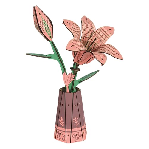 UOCAI Blumen 3D Puzzle Holz Holzpuzzle Erwachsene Modellbausatz Erwachsene Bausatz,DIY-Blume Aus Holz,3D Puzzle Blumen Blumenstrauß,Beste Heimdekoration Und Valentinstags-Spielzeug-Geschenkset UOCAI Blumen 3D Puzzle Holz Holzpuzzle Erwachsene Modellbausatz Erwachsene Bausatz,DIY-Blume Aus Holz,3D Puzzle Blumen Blumenstrauß,Beste Heimdekoration Und Valentinstags-Spielzeug-Geschenkset von UOCAI