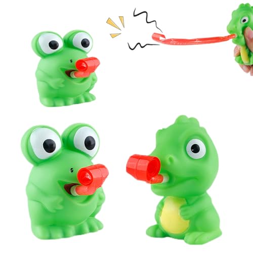 2-Pack Squeeze Spielzeug Frosch mit Zunge ausstechend, Lustige, Party Bevorzugung, Neuheit Relief Stress Squeeze Spielzeug Lustige Gags Geschenke für Kinder Erwachsene 2-Pack Squeeze Spielzeug Frosch mit Zunge ausstechend, Lustige, Party Bevorzugung, Neuheit Relief Stress Squeeze Spielzeug Lustige Gags Geschenke für Kinder Erwachsene von UOMYLEIR