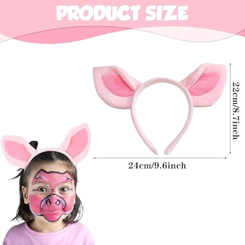 UOPJDD 1 Piggy -Stirnband Und 1 Schweinehalme, Tierverkleidungsrequisiten, Niedliche Und Lustige Accessoires Und Partyversorgungen. UOPJDD 1 Piggy -Stirnband Und 1 Schweinehalme, Tierverkleidungsrequisiten, Niedliche Und Lustige Accessoires Und Partyversorgungen. von UOPJDD