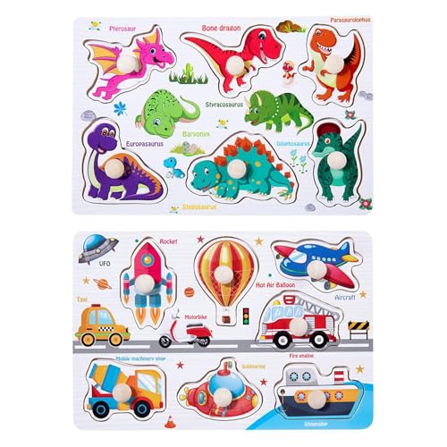 UOPJDD 2 Stücke Cartoon -Puzzlespielzeug, Kreative Holzspiele, Bildungsspielzeug Für Kinder, Frühe Bildungsbedarf. UOPJDD 2 Stücke Cartoon -Puzzlespielzeug, Kreative Holzspiele, Bildungsspielzeug Für Kinder, Frühe Bildungsbedarf. von UOPJDD