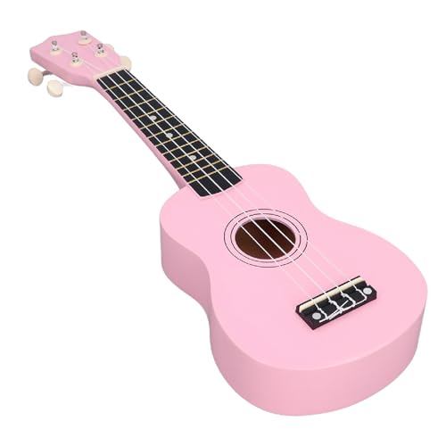 Hölzerne Kinderspielzeug-Ukulele-Gitarre mit Vier Saiten, Leichtes und Tragbares Musikinstrument Zum Üben von UPALDHOU