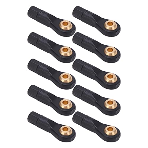 10 Stück RC-Kugelgelenkkopf, M2-Spurstangen-Kugelkopf, RC-Spurstangen-Kugelkopfgelenk, Geeignet für 1/10, 1/12 Ferngesteuerte Autos von UPALDHOU
