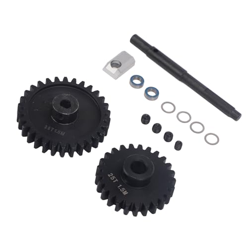 UPALDHOU 30T 25T -Zahnradsatz, Premium -Stahlmaterial, Verbesserung der Leistung, Einfache Installation, Reibungsloser Betrieb und Haltbares Upgrade für XRT 1/5 RC Zahnrad mit Stahlgetriebe von UPALDHOU