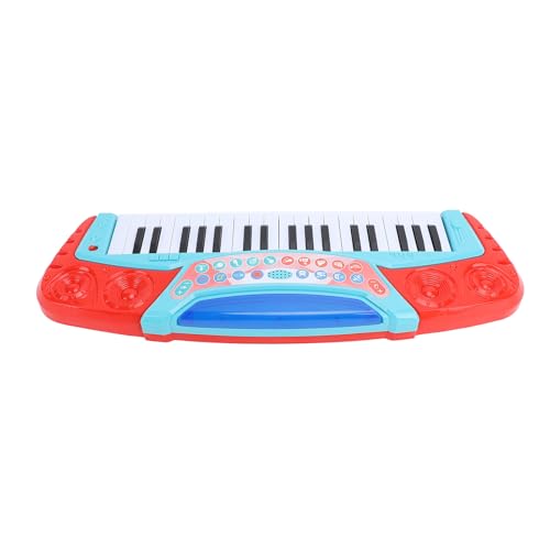 UPALDHOU 37 Taste Electronic Piano Toy, Tastatur, mit Aufnahmefunktion, 8 Rhythmen und 5 Demo -Songs, Musikalisches Lernspielzeug für ab 3+, Tragbar für Spiele, Leichtes Design, von UPALDHOU