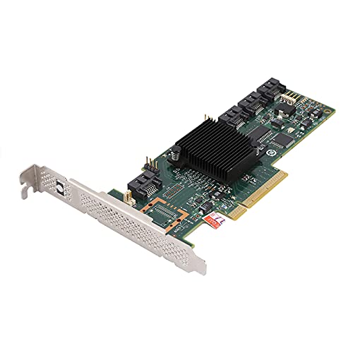 UPALDHOU 6 GB 4-Port-Speicher-Controller-Karte für LSI, Hervorragende Leistung und Stabilität, Unterstützt 8 TB: Karte für Serverarray, Plug and Play 10/8/7 (IT -Modus) von UPALDHOU