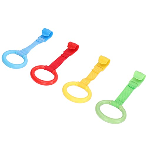 UPALDHOU Baby -Pull -Up Ringe für Playpen 4PCS Plastikmaterial Safer Praktischer Wanderassistent für Kleinkind von UPALDHOU