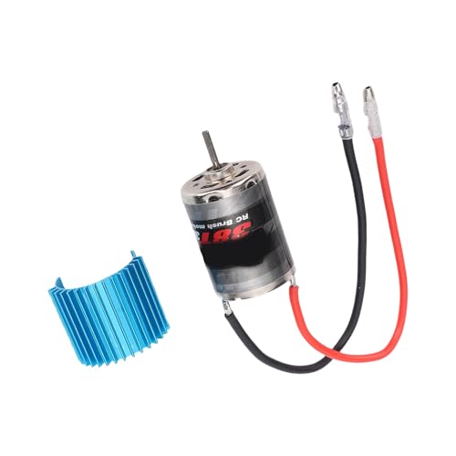 UPALDHOU Edelstahl mit Hohem Drehmoment 380 Gebürstetem RC-Motor, Glatte Betrieb und Wärmefestigkeit, Langlebig und Langlebig für 1:10 1:12 :14 :16 :24 RC-Autos mit Ausgewogenem Rotor & High von UPALDHOU