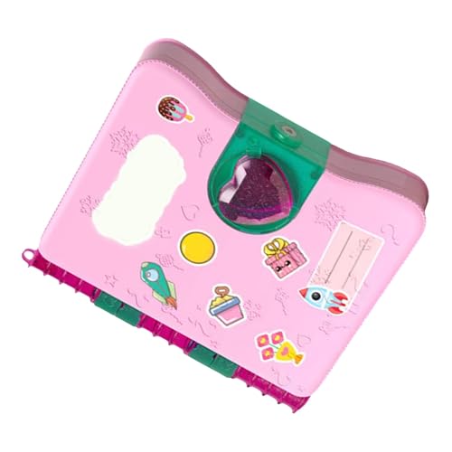 UPALDHOU Freude Geschenke, Eintauchen in Magische Welten, Langlebiges und Sicheres Mädchen Magisches Überraschungsbuch, Lernen und Kreativität Prinzessin Schmuck Briefpapier, Fördern Fantasie, (PINK) von UPALDHOU