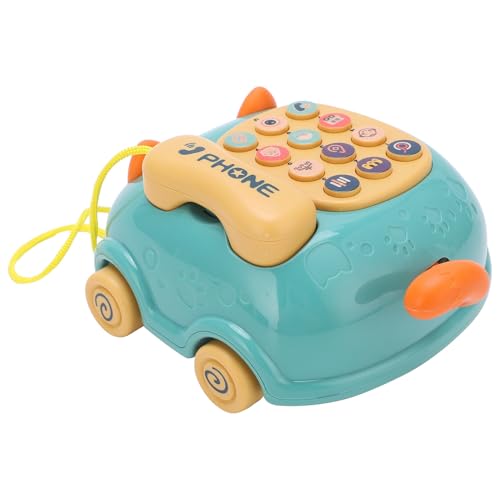 UPALDHOU Kinderspielspielzeug für Kindertelemente mit Wirkungsbeständigem Material, Hochrenovierender Klangqualität und Komfortables Griff für über 18 Monate Geeignet (Green) von UPALDHOU