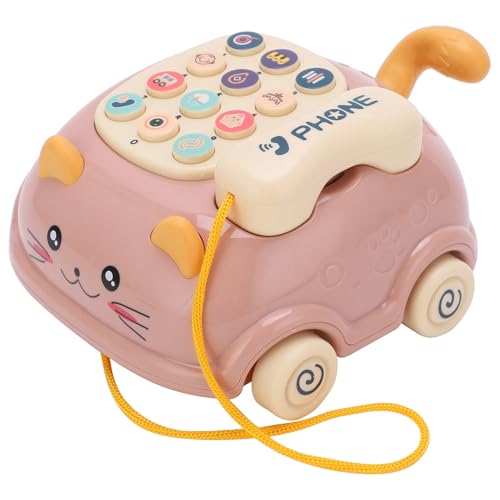 UPALDHOU Kinderspielspielzeug für Kindertelemente mit Wirkungsbeständigem Material, Hochrenovierender Klangqualität und Komfortables Griff für über 18 Monate Geeignet (PINK) von UPALDHOU