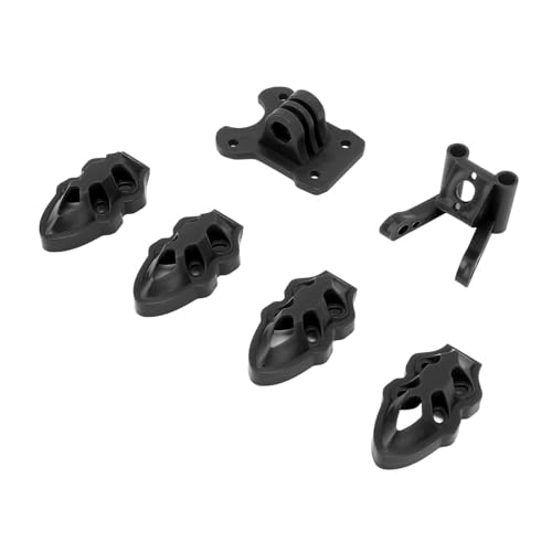 UPALDHOU Leichte und Langlebige Rennsportmotor -Basis, FPV -Rennsportmotor Kamera Antennen Basis Kit für 5‑10 Zoll Quadcopter 3D Gedruckt, Komplett mit Motorbasen, Kamera (Black) von UPALDHOU