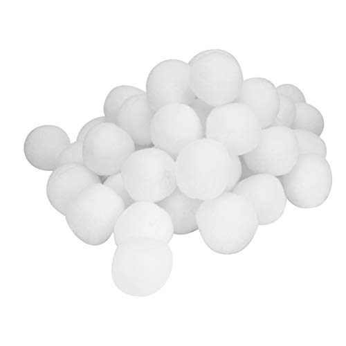 UPALDHOU Nachahmung Schneeball Spaß Nachhaltiges Spielzeug für und Erwachsene Simulation 50 PCs 7cm Weihnachtskugeln Spiele Spielequellen Indoor -Aktivitäten von UPALDHOU