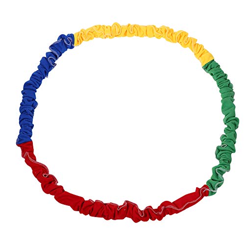 UPALDHOU Polyesteroberfläche, Hohe Elastizität, Lustiges Workout -Seilspielzeug, Push -Spielelastizitäts Seilspielzeug Spaß Spiel Mehrfachfarben Circle Gurt Sensorische Integration für , Hell und von UPALDHOU