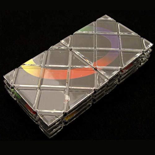 UPALDHOU Professionelles Cube Klassisches Spielzeug, 8 Panels Falten -Puzzle -Würfel für 6 Jahre Altes Baby, Boost Intelligence, mit Farbfähigkeiten Bildungsspiel Kit (schwarz A) von UPALDHOU