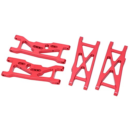 UPALDHOU RC -Aluminium Vorne Hinter den Hinteren Suspensionsarmen, Lebendiges Design, Einfache Installation, Hervorragende Leistung für LOSI 22S -SCT Upgrade Teile (Rot) von UPALDHOU