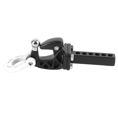 UPALDHOU RC -Anhängerkupplungskupplungs -Haken Aluminium Drop Hitch Empfänger für SCX10 RC Crawler Zubehör mit Anhängeraufsätzen für Kleine Gegenstände Geräte (Silver) von UPALDHOU