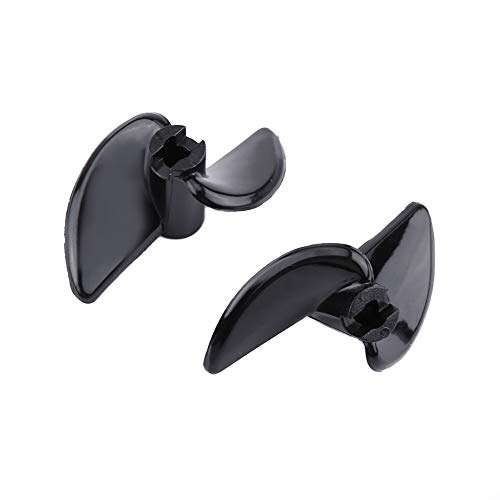 UPALDHOU RC -Bootspropeller 2 Blattplastikpropeller für Elektro -RC O Boot mit Starkem Schubkompakt Leichtes Design Einfach Installation 40 Mm Außendurchmesser 4 Mm Innendurchmesser (Zwei Paare) von UPALDHOU