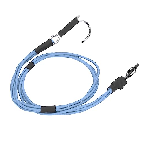UPALDHOU RC Crawler Winch -Gurt, Elastische Rettungsschleppanhänger -Seilgurt mit Haken, Geeignet für Alle 1/10 und 1/8 RC Autos Vielseitiger Gebrauch, Leichte und Robuste Konstruktion für Easy (BLUE) von UPALDHOU