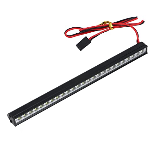 UPALDHOU RC LED -Lichtstange 25 LED Aluminiumlegierungsdachlampe für 1/8 1/10 /12/14 RC -Autos mit Klammer und Montageschraubenzubehör UPALDHOU RC LED -Lichtstange 25 LED Aluminiumlegierungsdachlampe für 1/8 1/10 /12/14 RC -Autos mit Klammer und Montageschraubenzubehör von UPALDHOU