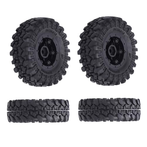 UPALDHOU RC -LKW -Reifen Autoräder Modellreifen 1/24 Maßstab aus Kunststoff Ersatzteilen mit Detailliertem Profil für Axiale SCX24 und Andere 1/24 RC Autos UPALDHOU RC -LKW -Reifen Autoräder Modellreifen 1/24 Maßstab aus Kunststoff Ersatzteilen mit Detailliertem Profil für Axiale SCX24 und Andere 1/24 RC Autos von UPALDHOU