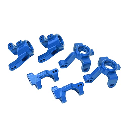 UPALDHOU RC -Lenkungsgruppen - Aluminium Legierungslenkungskit für Latrax Teton 1/18 mit Präziser Lagerung Leichtes Design Easy Installation (Blue) von UPALDHOU