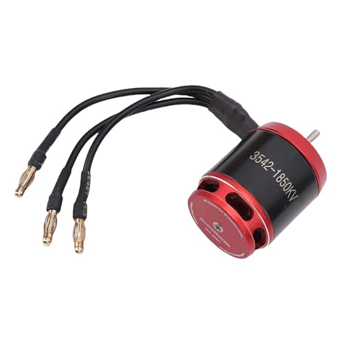 UPALDHOU RC Niedrig Linearitäts Bürstenloser Nutrunner Motor, für Axiale SCX10 1/10 4.0 Bourne Banane 1850 KV, mit Einer Leistungsstarken 1850 KV -Leistung, Dauerhafter Nylonschale, Präziser von UPALDHOU