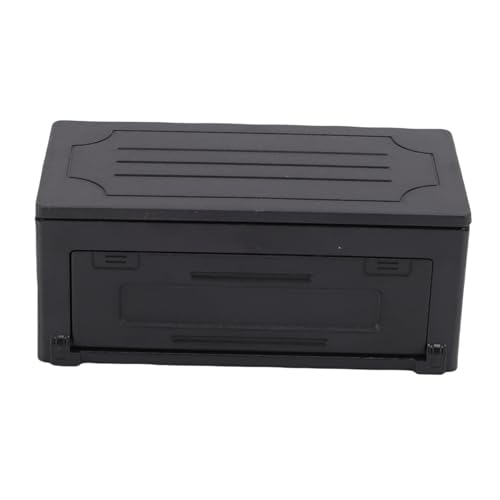 UPALDHOU RC Simuliertes Toolbox -Modellauto -Aufbewahrungsfall, Dekorative Aufkleber, Matching, Kompatible und Skalierbare Handwerks Toolbox für Modellautos, Verbessertes Visuelles, (Black) von UPALDHOU