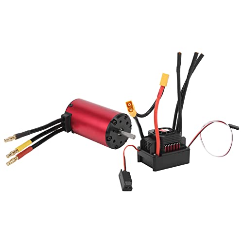 UPALDHOU RC -Zubehörmotor, Vielseitige Installation, Ultra -haltbare Lager, Wasserdicht und Geschützt, Explosionssicherer Rotor, Hochdrehmomentkonstruktion für Zuverlässige RC Auto Upgrades 1/8 von UPALDHOU