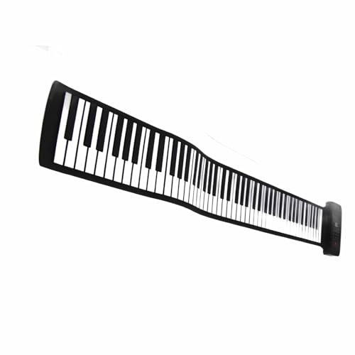 UPALDHOU Rollen Sie Klavier Tastatur Handrolle Elektronische Tastatur Falten Sie 88 Tasten Wiederaufladbare wasserdichte 88-Taste-Berührungsregelung mit Zwei Magnetlautsprechern für Anfänger (88 UPALDHOU Rollen Sie Klavier Tastatur Handrolle Elektronische Tastatur Falten Sie 88 Tasten Wiederaufladbare wasserdichte 88-Taste-Berührungsregelung mit Zwei Magnetlautsprechern für Anfänger (88 von UPALDHOU