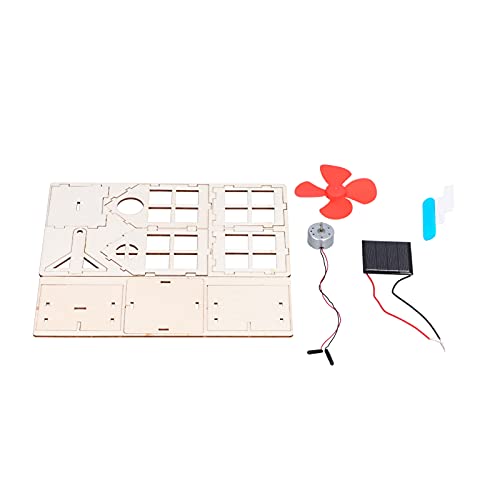 UPALDHOU Windform mit Solarenergieholzhaus. DIY Science Experience Toy + Interactive Paren-Kind von UPALDHOU