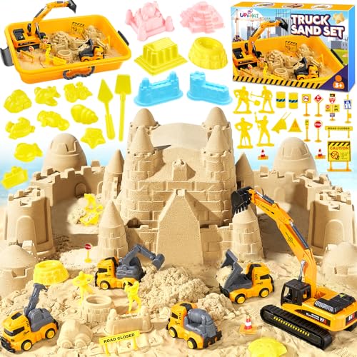 UPDOKIT Magic Sand Für Kinder, Kinetischer Sand mit 1 KG Sand, Baustellenfahrzeug und Zubehör für Jungen Mädchen Alter 3 4 5 6 7+ Jahre Alt UPDOKIT Magic Sand Für Kinder, Kinetischer Sand mit 1 KG Sand, Baustellenfahrzeug und Zubehör für Jungen Mädchen Alter 3 4 5 6 7+ Jahre Alt von UPDOKIT