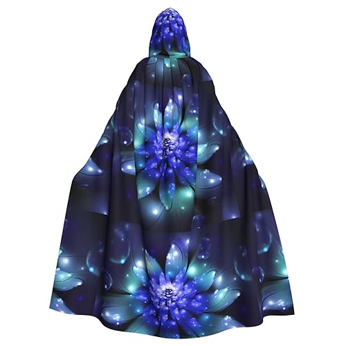 Blaue Blume, Unisex, übergroßer Hutumhang für Halloween-Kostüm, Party, Rollenspiel von UPIKIT