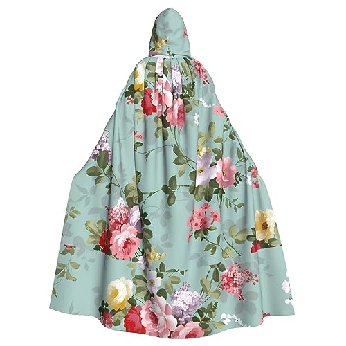 Vintage Floral Blumen Unisex übergroßer Hut Umhang für Halloween Kostüm Party Rollenspiel von UPIKIT