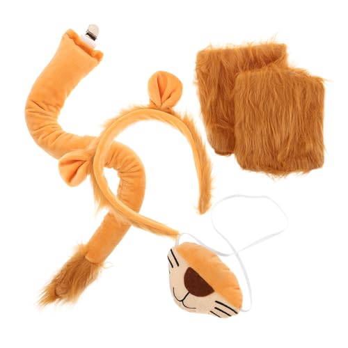 UPKOCH Tierkostüm Set Stirnband Ohren Und Nase Cosplay Party Dekorative Kopfbedeckung von UPKOCH