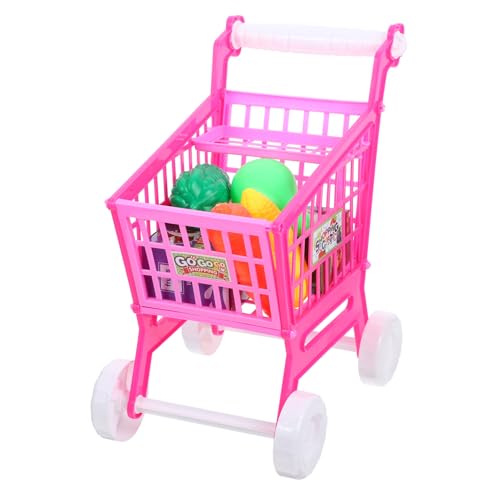 UPKOCH 1pc Simulierte Einkaufswagen Mini Kinderwagen Spielzeug Für Kinder Gemüse Stil Zufällige Kinder Trolley Warenkorb von UPKOCH